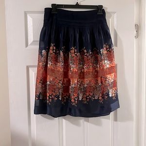 Sophie Max floral layered midi skirt